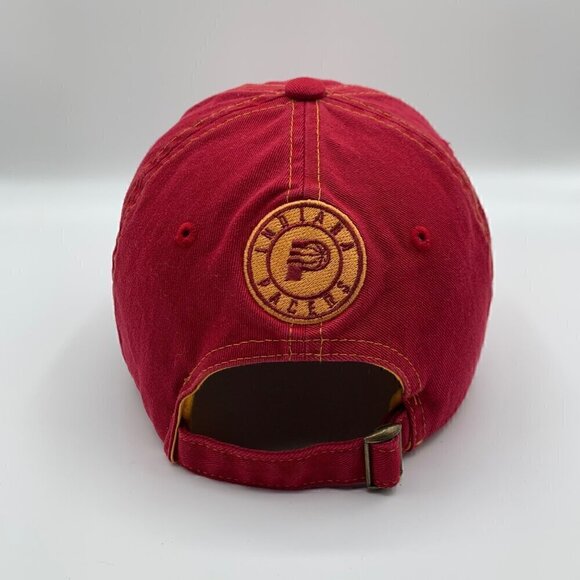 Indiana Pacers NBA Red Home Court Hoosiers Relaxed Fit Adjustable Hat - Picture 3 of 5